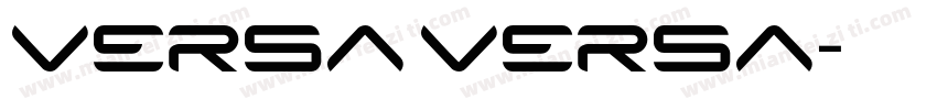 versa versa字体转换